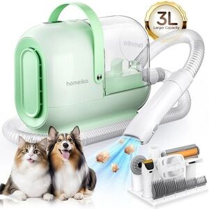 Homeika Mint Green Pet Grooming Vacuum